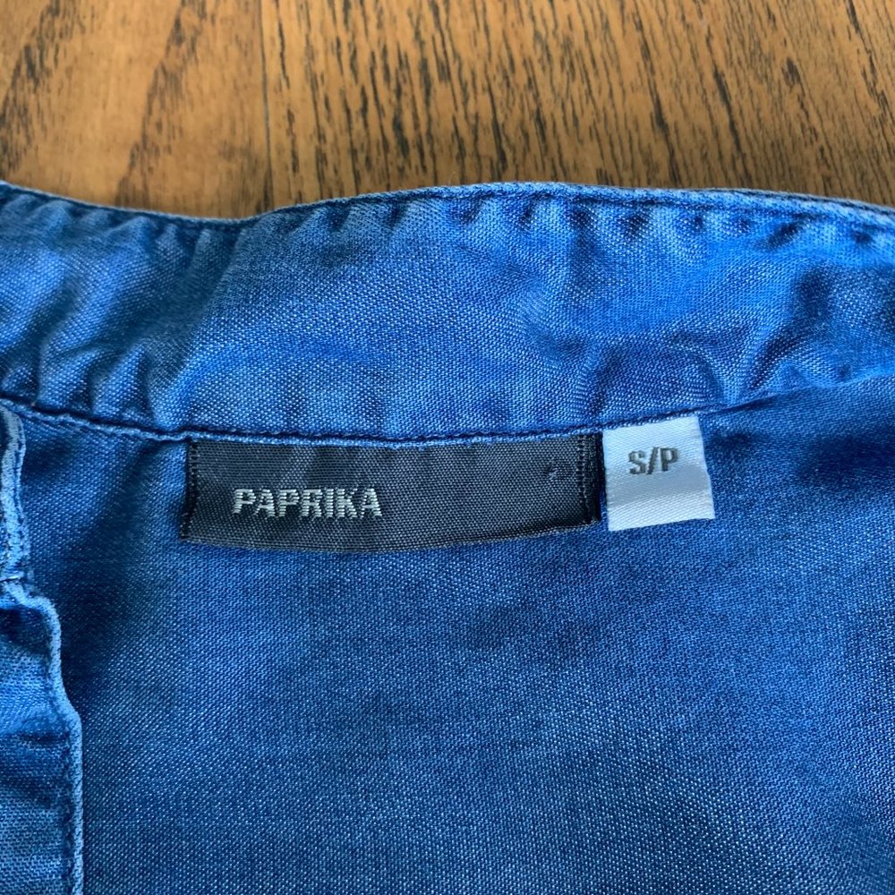 Popover Denim blouse - Picture 3 of 5